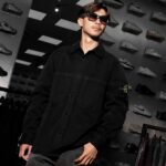 Stone Island Overshirt Buttoned Pocket Shirt Black