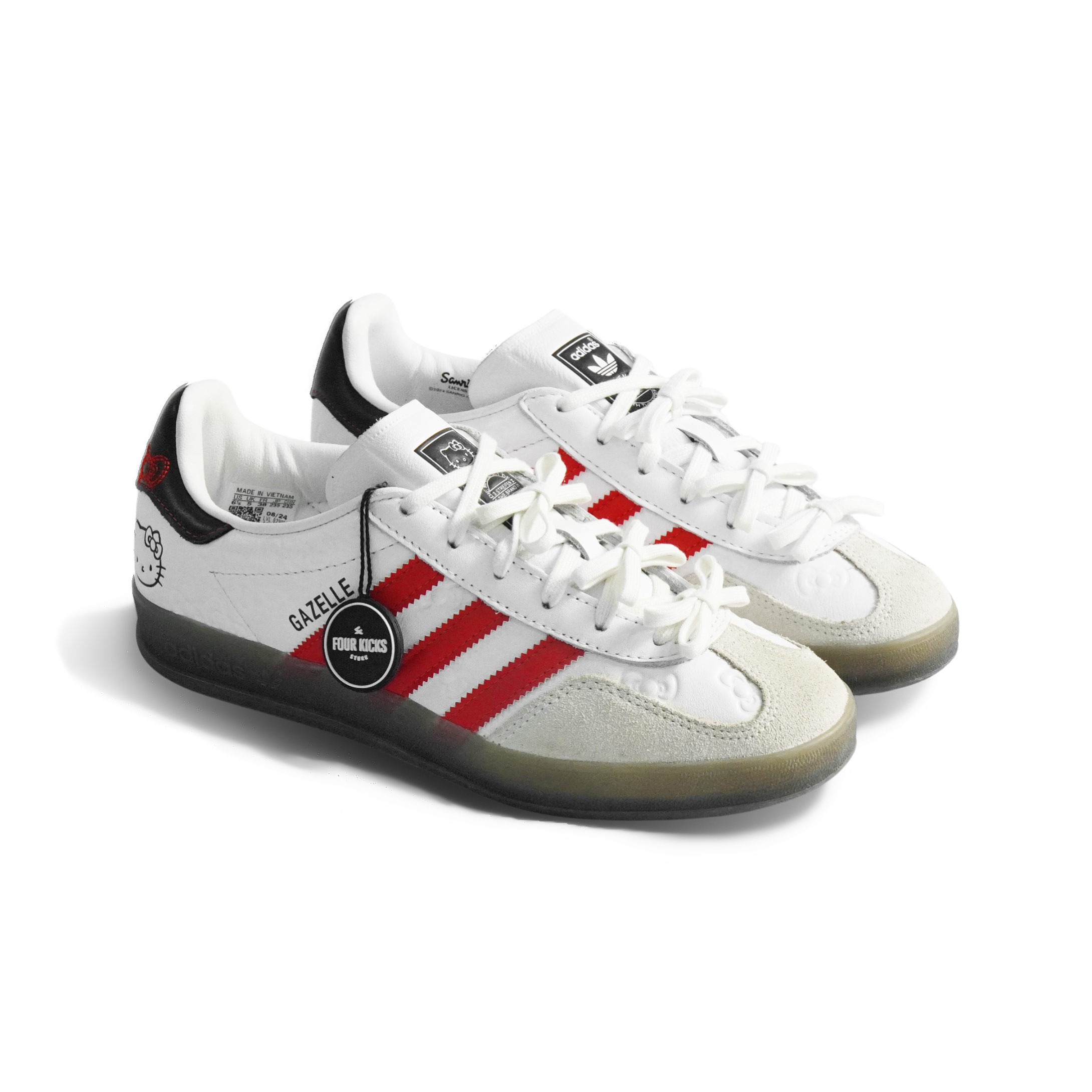 2174 (1) Adidas Gazelle Indoor Hello Kitty Womens II0013 - Gambar 1