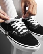 Vans Pro Skate Authentic Black White Unisex Adult VN0A5FC8Y28 - Gambar 3