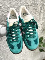 Adidas Handball Spezial Green Pink Velvet Womens JI2648 - Gambar 4