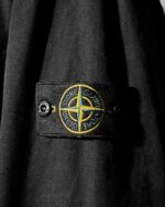 Stone Island Overshirt Buttoned Pocket Shirt Black - Gambar 7