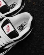 Vans Knu Skool Black White Mens VN0009QC6BT - Gambar 5
