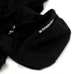 W Essentiels Hoodie Ecume Oversize Monopack Noir Black - Image 3