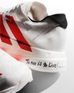 Adidas Adizero Adios Pro 4 Off White Better Scarlet Core Black Womens JR6350 - Gambar 7