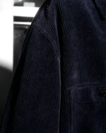 Stone Island Overshirt Corduroy Patch Pocket Shirt Navy - Gambar 9