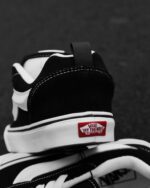 Vans Knu Skool Black White Mens VN0009QC6BT - Gambar 7