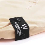 W Essentiels Hoodie Ecume Monopack Triple Tan - Gambar 4