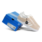 Adidas Gazelle Pink Tint Cloud White GS H01512 - Gambar 2