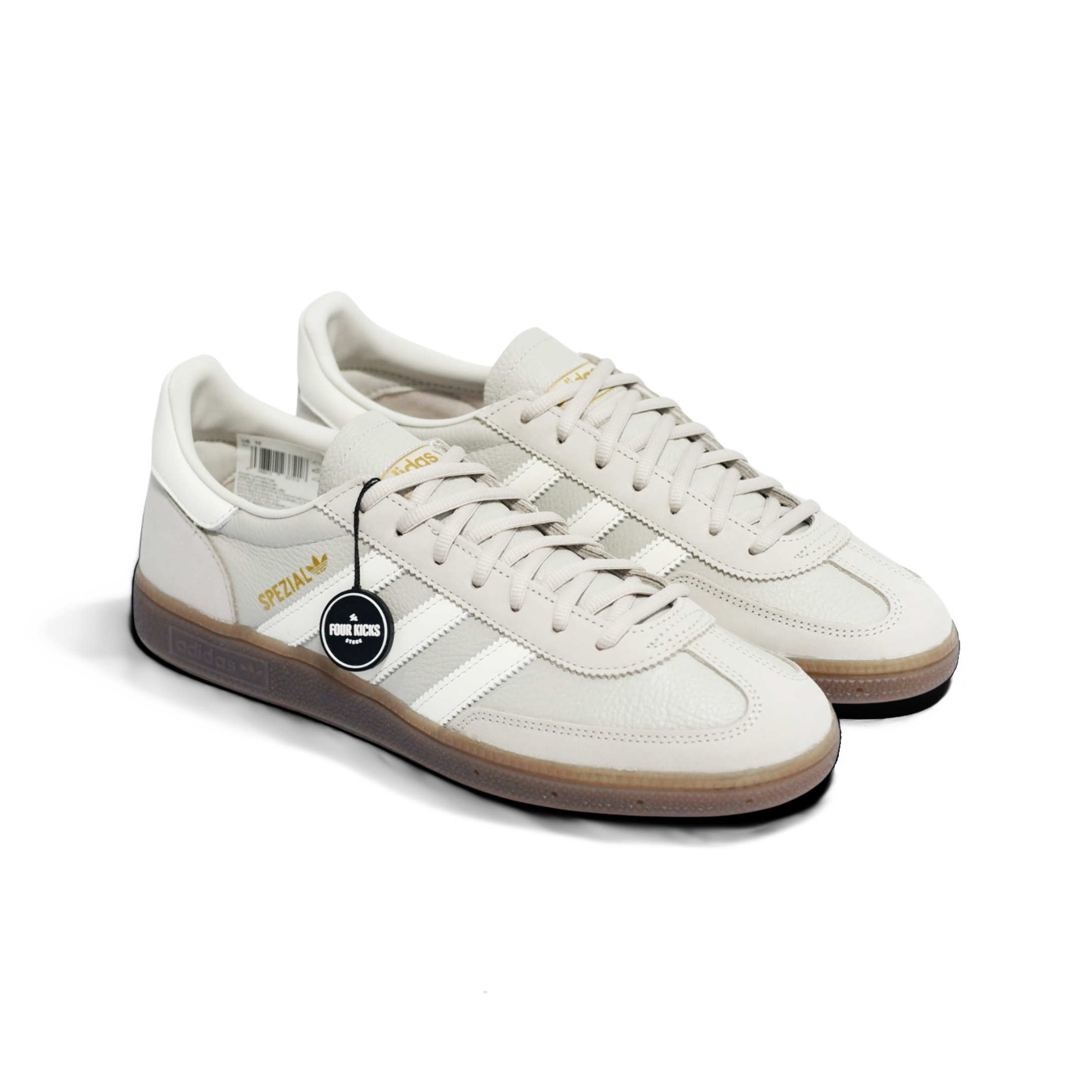Adidas Lifestyle Shoes Handball Spezial Beige Off White Mens KK1152 (1) Adidas Handball Spezial Beige Off White Mens KK1152 - Gambar 1