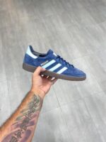 Adidas Handball Spezial Argen Navy Clear Sky Gum Mens BD7633 - Gambar 3