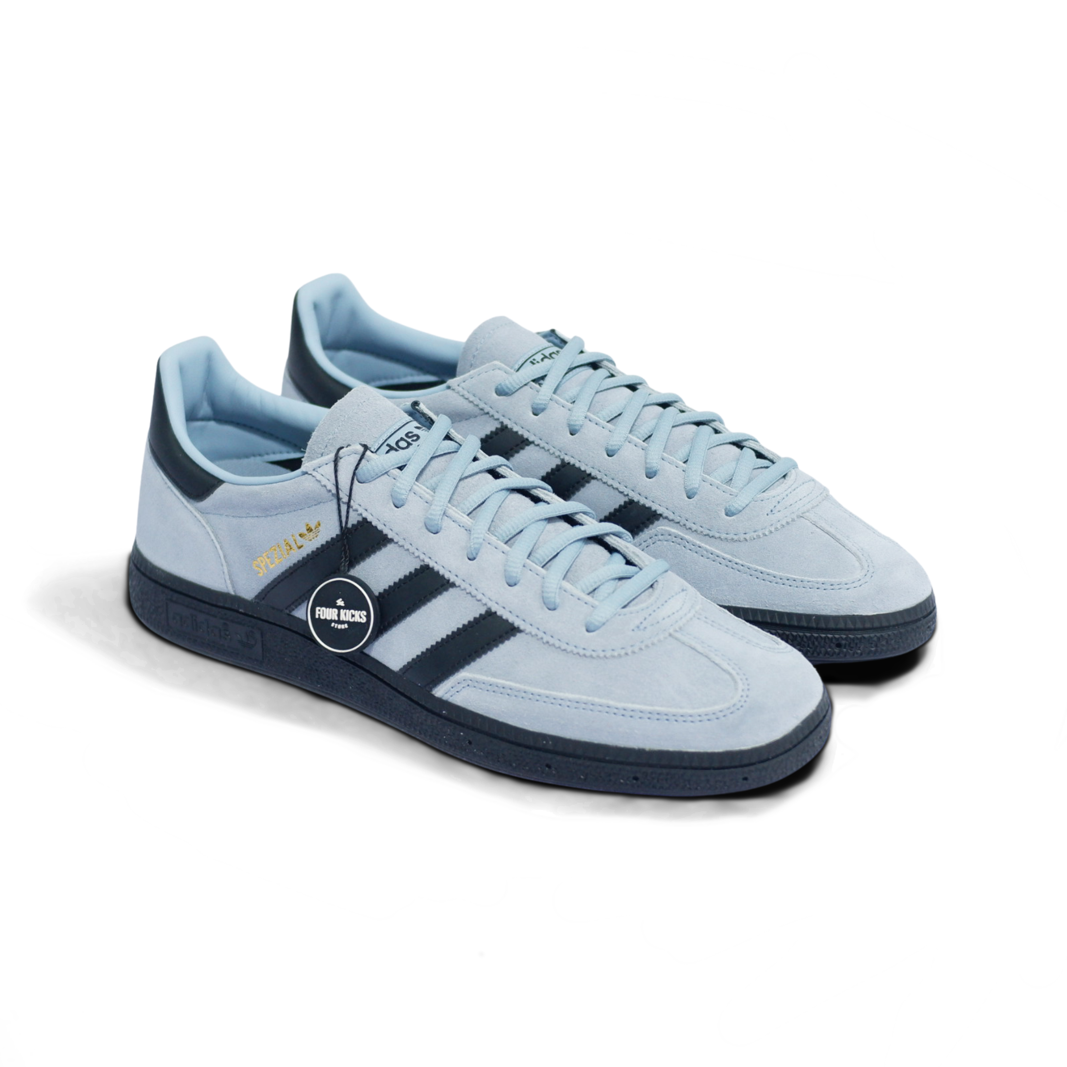 Adidas Lifestyle Shoes Handball Spezial Tactile Blue Core Black Unisex JR3668 (1) Adidas Handball Spezial Tactile Blue Core Black Unisex JR3668 - Gambar 1