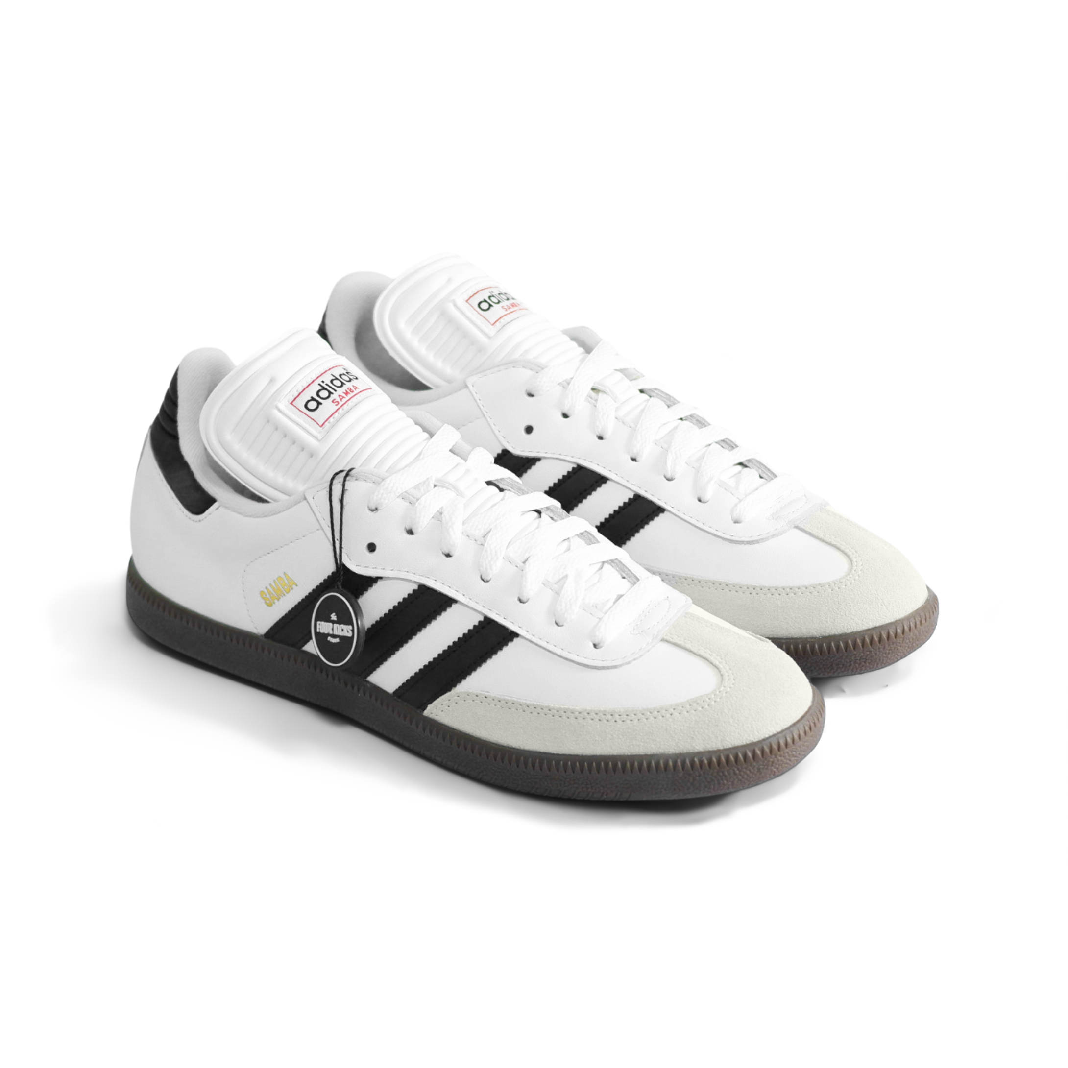Adidas Lifestyle Shoes Samba Classic White Black Gum Mens 770109 (2) Adidas Samba Classic White Black Gum Mens 770109 - Gambar 1