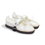 Adidas Samba Jane Cloud White Pink Womens JR4482