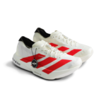 Adidas Adizero Adios Pro 4 Off White Better Scarlet Core Black Womens JR6350 - Gambar 2