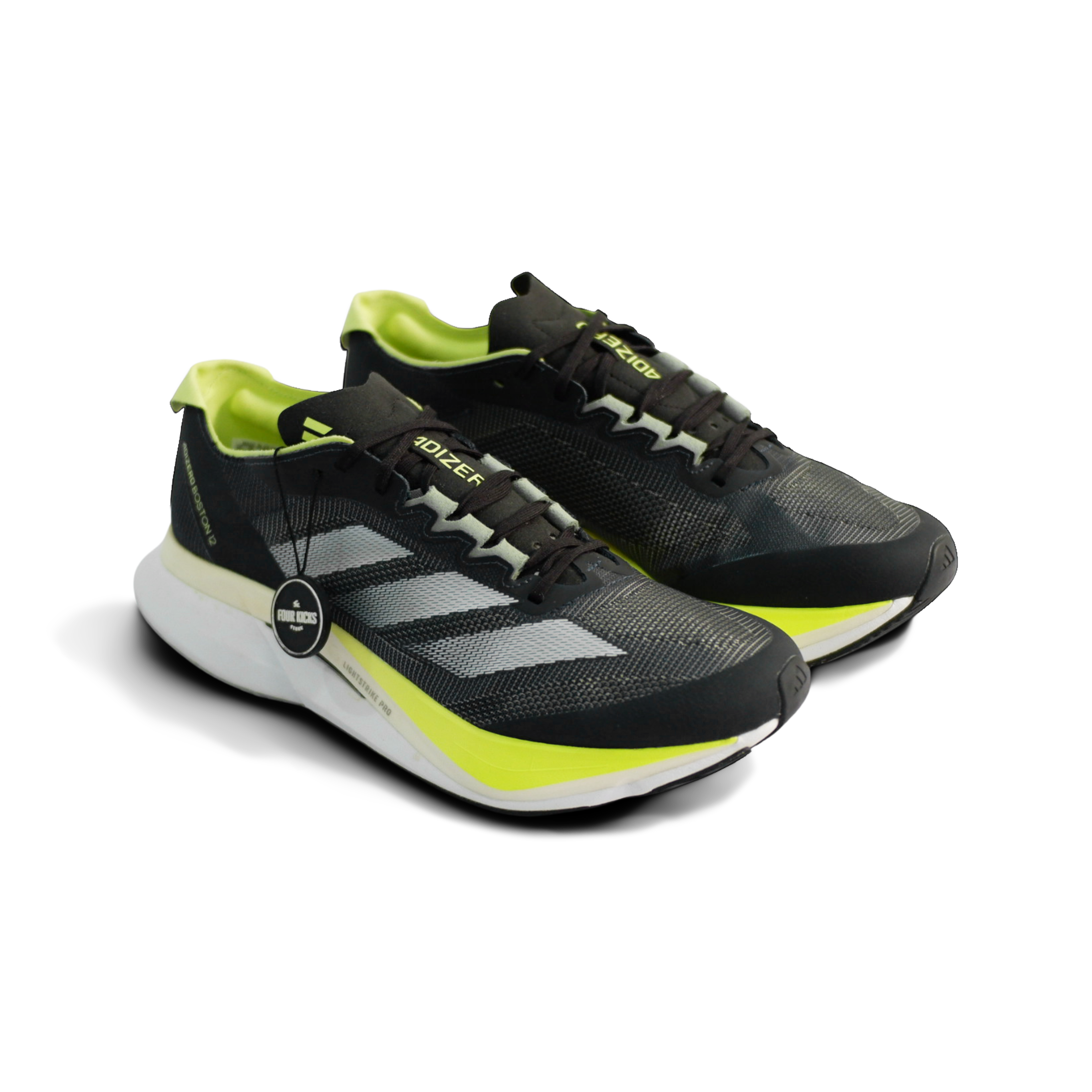 Adidas Running Shoes Adizero Boston 12 Aurora Ink Silver Metallic Pulse Lime Mens JI4477 (2) Adidas Adizero Boston 12 Aurora Ink Silver Metallic Pulse Lime Mens JI4477 - Gambar 1