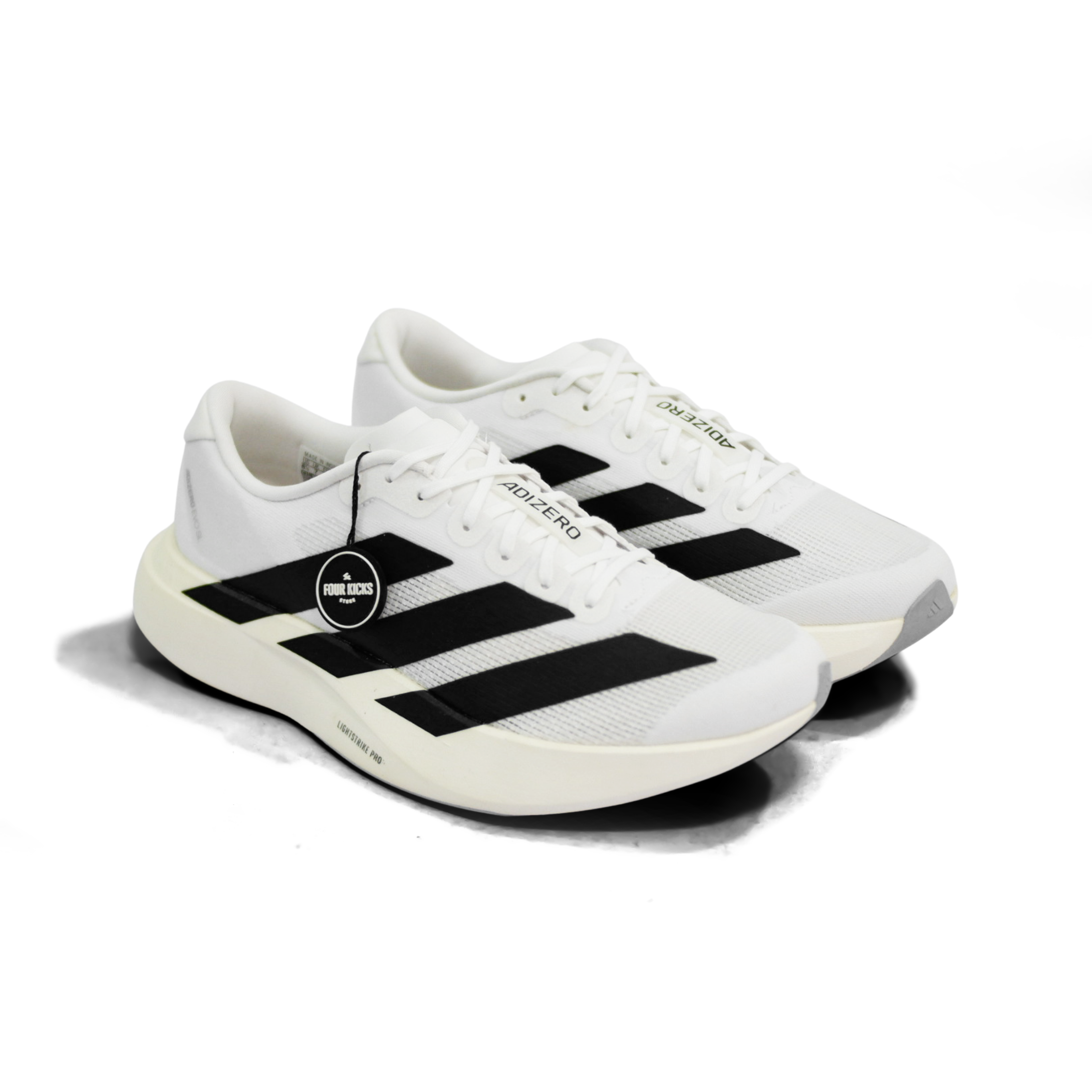 Adidas Running Shoes Adizero EVO SL White Black JH6208 Adidas Adizero Evo SL White Black Womens JH6208 - Gambar 1