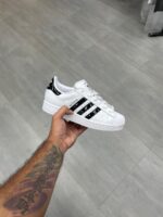 Adidas Superstar II Cloud White Black Womens JP9677 - Gambar 5