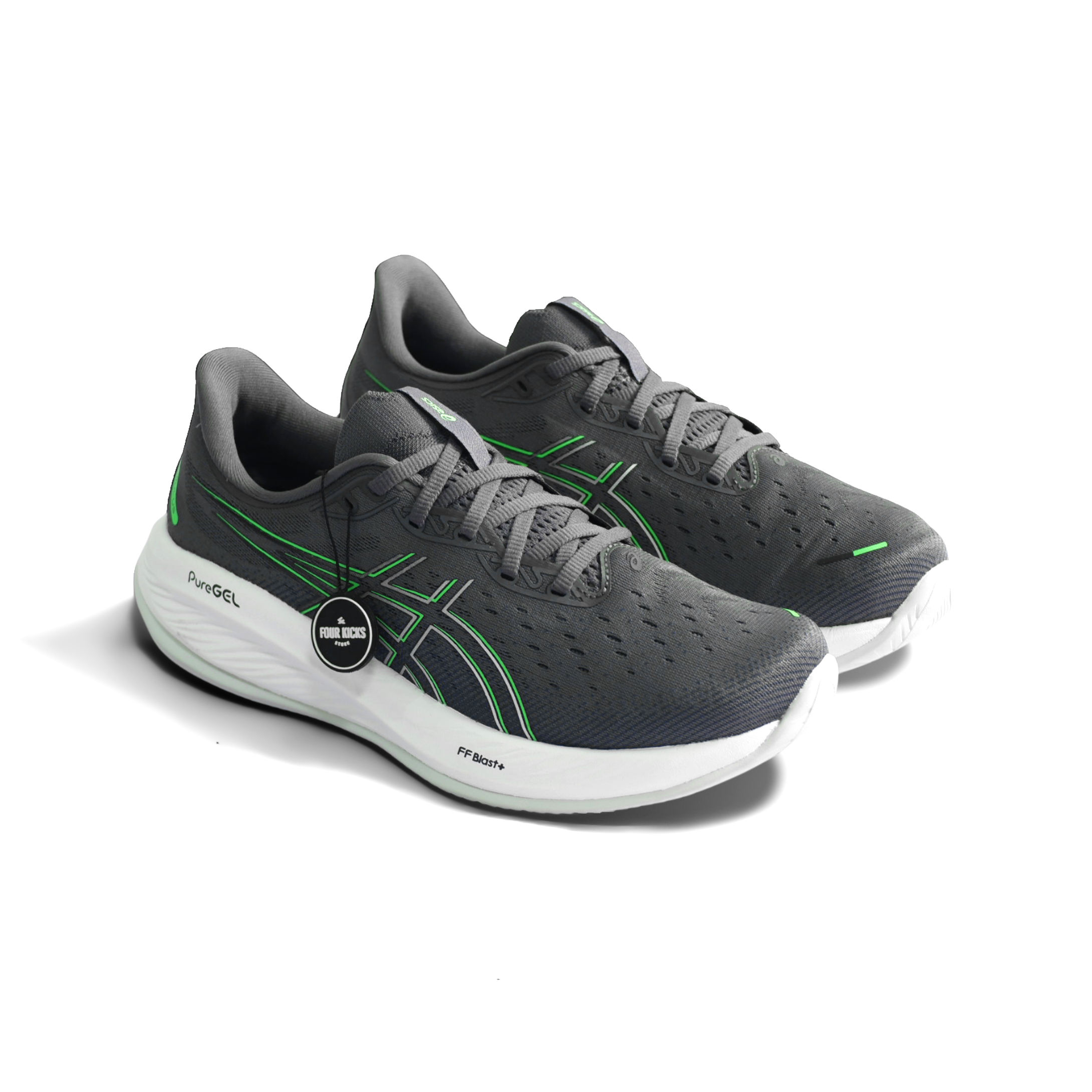 Asics Running Shoes Gel-Cumulus 26 Carrier Grey New Leaf Mens 1011B792 022 33 (1) Asics Gel-Cumulus 26 Carrier Grey New Leaf Mens 1011B792 022 - Gambar 1