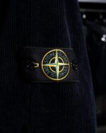 Stone Island Overshirt Corduroy Patch Pocket Shirt Navy - Gambar 9