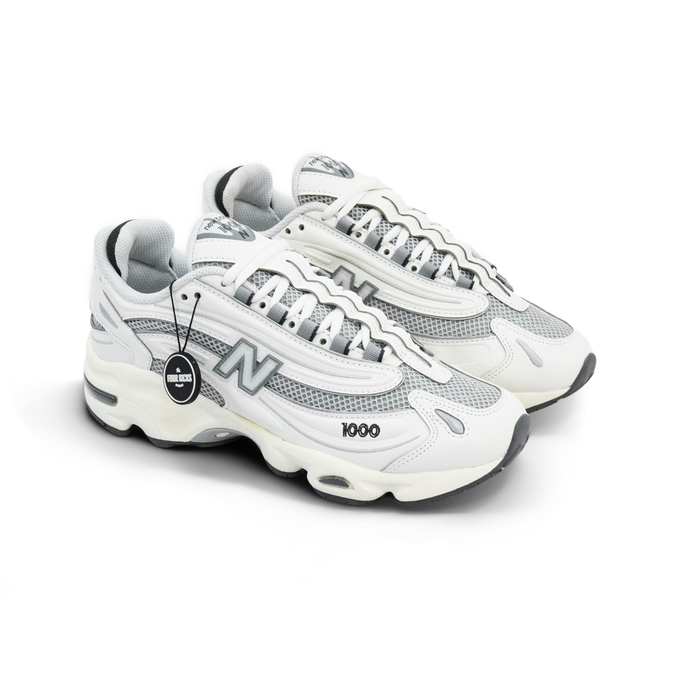 New Balance Sport Lifestyle Shoes 1000 Sea Salt Grey Unisex M1000MEW (2) New Balance 1000 Sea Salt Grey Unisex M1000MEW - Gambar 1