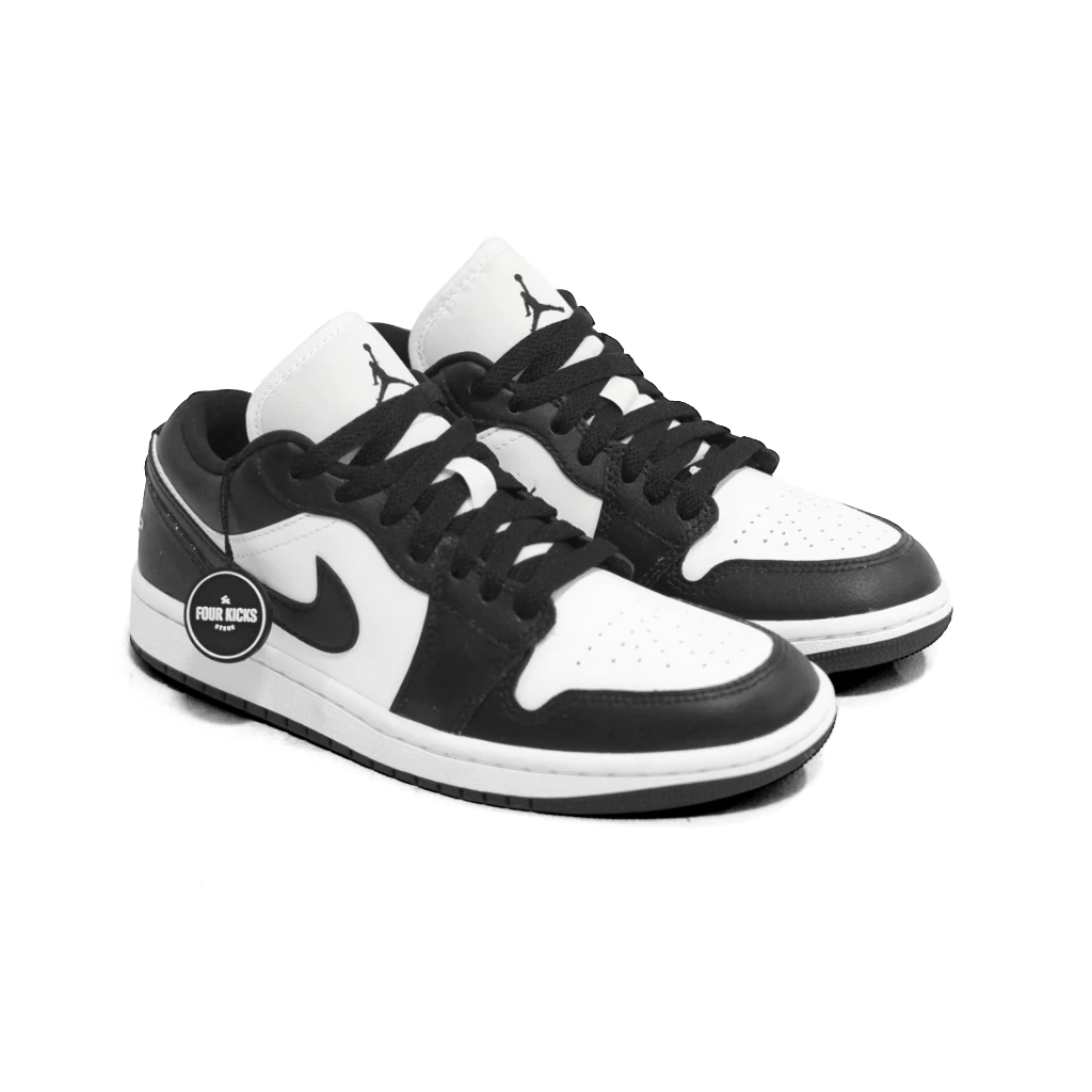Nik Air Jordan 1 Low Panda White Black Womens DC0774 101 1 Nike Air Jordan 1 Low Panda White Black Womens DC0774 101 - Gambar 1
