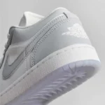 Nike Air Jordan 1 Low White Wolf Grey Womens DC0774 105 - Gambar 2