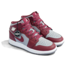 NIke Air Jordan 1 Mid Team Red Bordeaux GS DQ8423 615