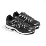 Nike P-6000 Black White Metallic Silver Mens CD6404 026