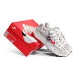 Nike P-6000 Grey Fire Red Mens CD6404 027 - Gambar 2
