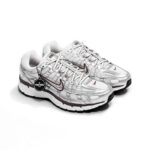 Nike P-6000 White Metallic Silver Tatto Womens BV1021 110