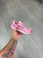 Nike P-6000 White Silt Red Peony Womens IO3496 100 - Gambar 6