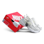 Nike V2K Run Metallic Silver White Womens FD0736 104 - Gambar 2