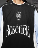 W Essentiels Crewneck Rosefield Sc Player Issue Away Noir Black/Carolina - Gambar 4