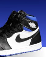 Nike Air Jordan 1 Retro Hi Og Royal Teo Mens 555088 041 - Gambar 5