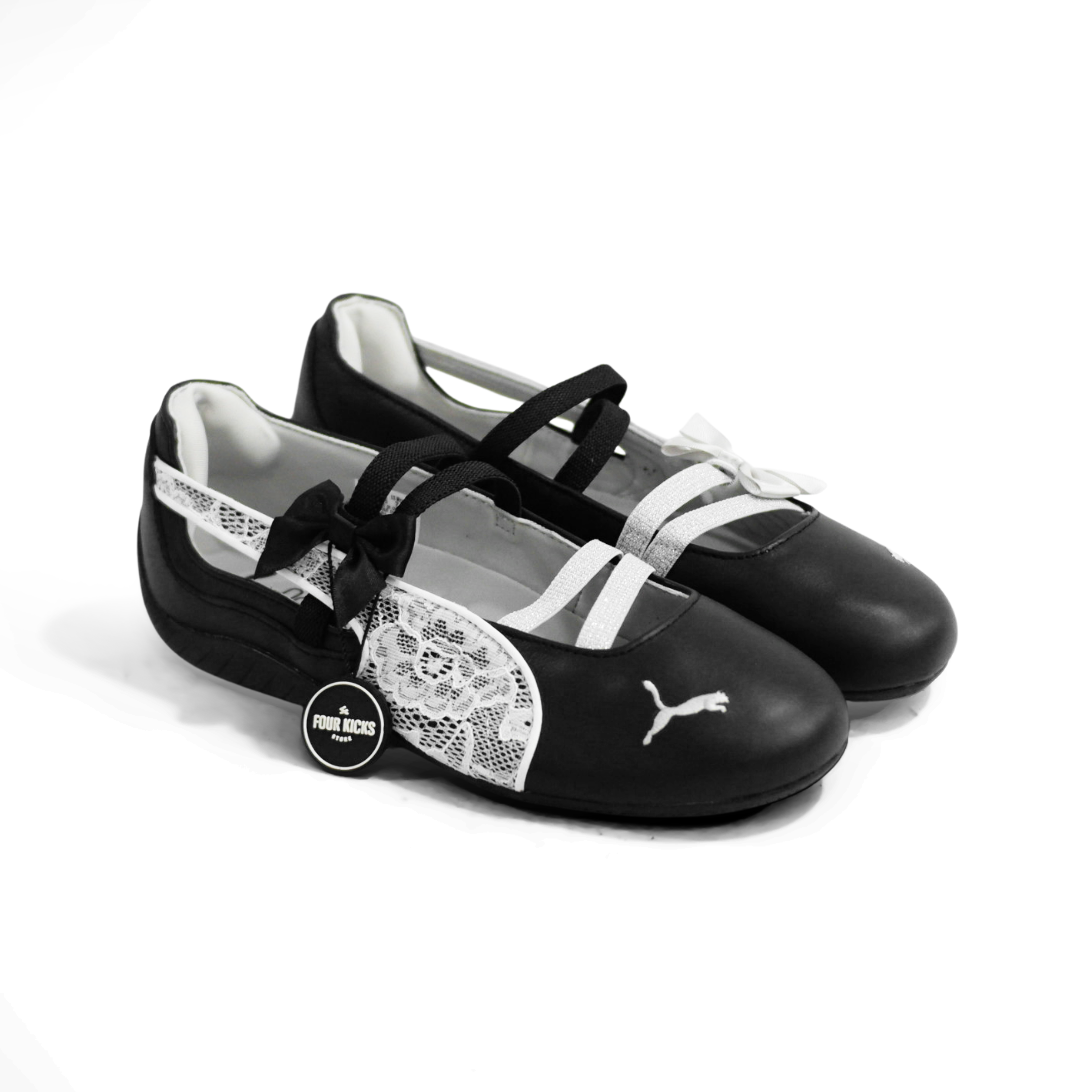 Puma Lifestyle Shoes Speedcat Ballet Lace Black Silver Womens 409009 01 Puma Speedcat Ballet Lace Black Silver Womens 409009 01 - Gambar 1