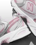 New Balance 530 Silver Metalic Rosewood Womens U53022Q - Gambar 4