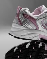 New Balance 530 Silver Metalic Rosewood Womens U53022Q - Gambar 5