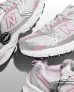 New Balance 530 Silver Metalic Rosewood Womens U53022Q - Gambar 2