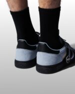 Adidas Handball Spezial Tactile Blue Core Black Unisex JR3668 - Gambar 5