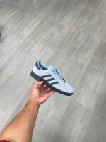 Adidas Handball Spezial Tactile Blue Core Black Unisex JR3668 - Gambar 6