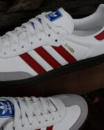 Adidas Samba OG White Better Scarlet IG1025 - Gambar 4