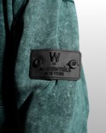 W Essentiels Hoodie Wash Label Bleu Affinity Ref-7326 Emerald Isle Forest Green - Gambar 7