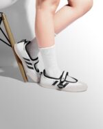 Adidas Samba Jane Frill Pack Ruflle White Black Womens KH6231 - Image 2