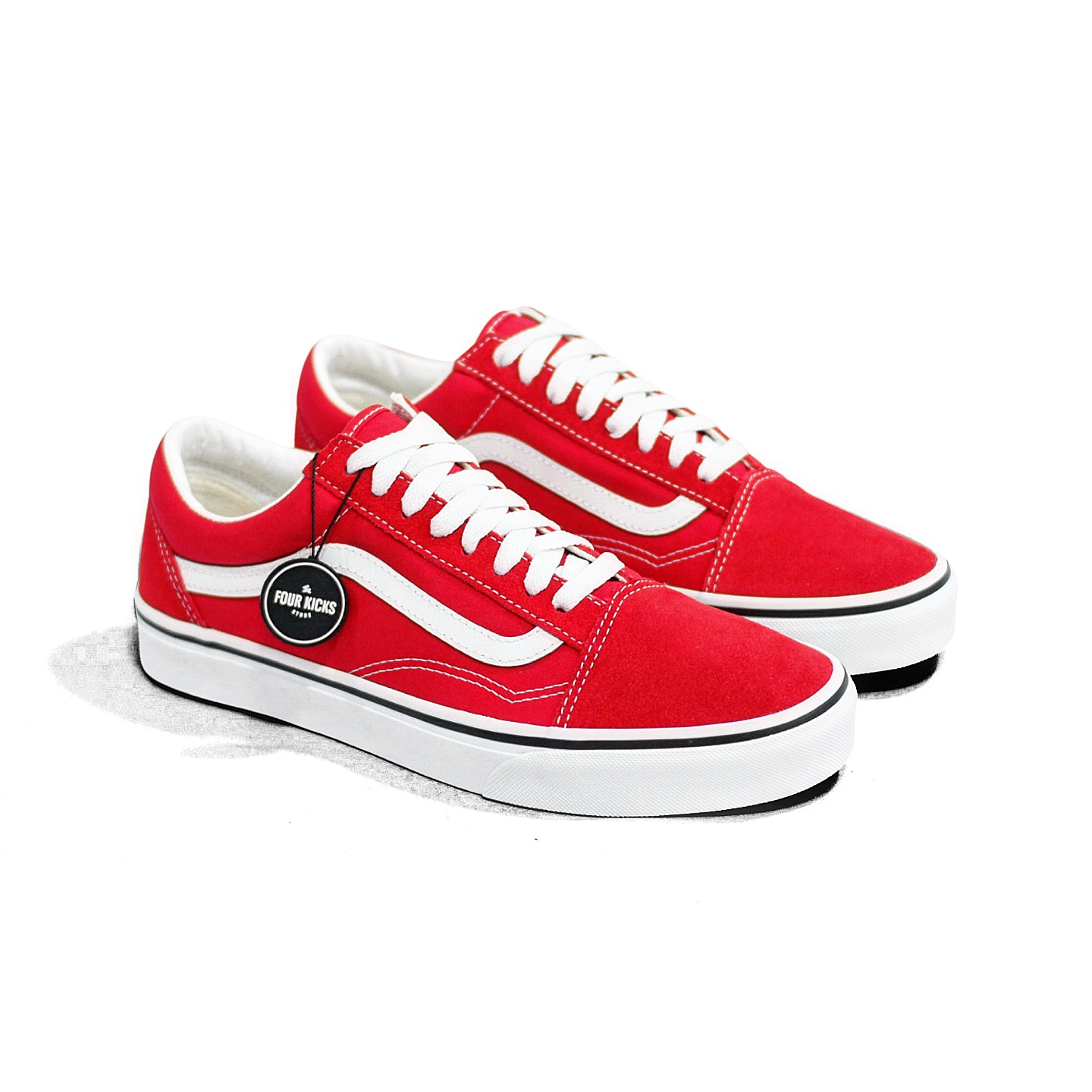 Vans Lifestyle Shoes Old Skool Racing Red Unisex VN0A4BV5JV6 Vans Old Skool Racing Red Unisex VN0A4BV5JV6 - Gambar 1