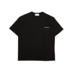 W Esentiels T-Shirt Boxy Cut Pocket Tea Noir Black