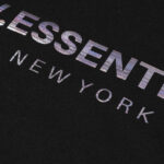 W Essentiels Crewneck Lee Plissement Noir Black - Gambar 2