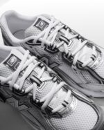 New Balance 740 White Metallic Silver Black Mens U740PH2 - Gambar 3