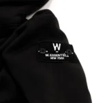 W Essentiels Hoodie Ecume Oversize Monopack Noir Black - Image 4