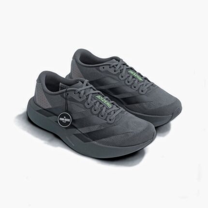 Adidas Adizero EVO SL Grey Black Lime Burst Mens KJ1364