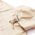 W Essentiels Hoodie Ecume Monopack Triple Tan - Gambar 3